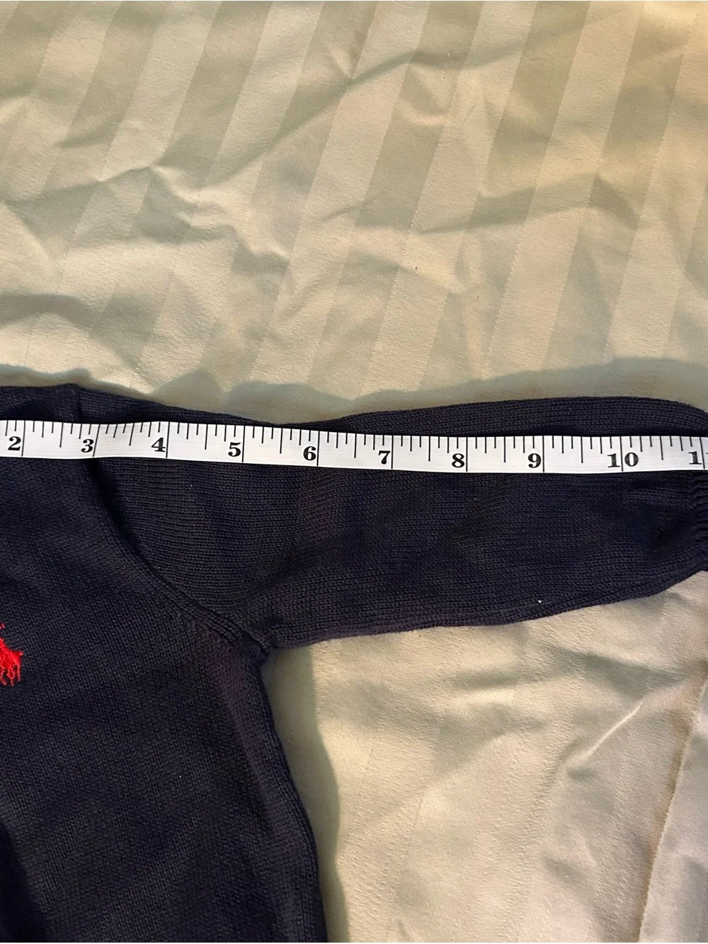 Polo Ralph Lauren Navy V-Neck Sweater Kids Size 4-5